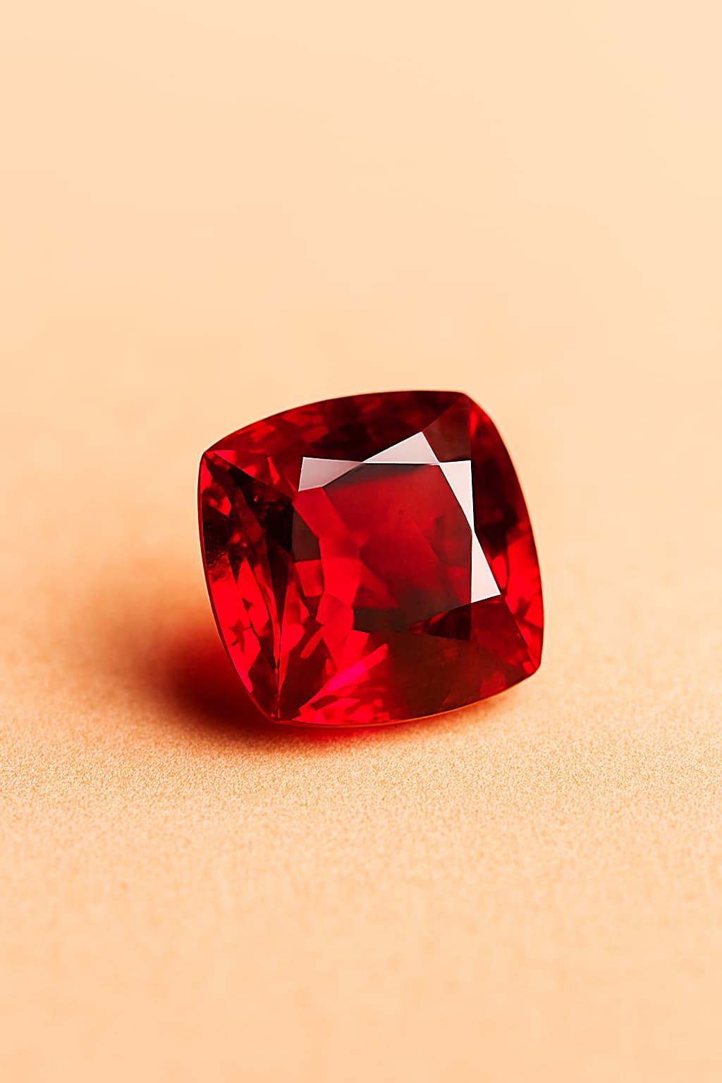 Natural Ruby Gemstone for Sun - Enhances leadership, confidence and brings success
